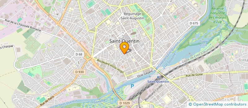 localisation de l'entreprise 3JX IMMO à SAINT-QUENTIN
