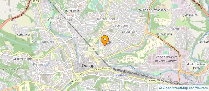 localisation de l'entreprise 3K  ILE-TUDY