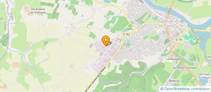 localisation de l'entreprise 3K à CHALONNES-SUR-LOIRE