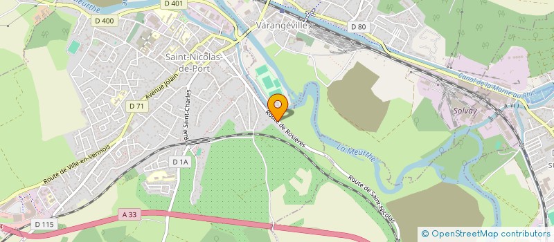 localisation de l'entreprise 3K  SAINT-NICOLAS-DE-PORT