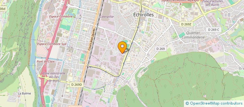 localisation de l'entreprise 3K AUTOSERVICES à ECHIROLLES