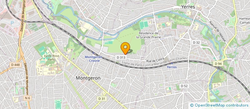 localisation de l'entreprise 3K CONSEILS à MONTGERON
