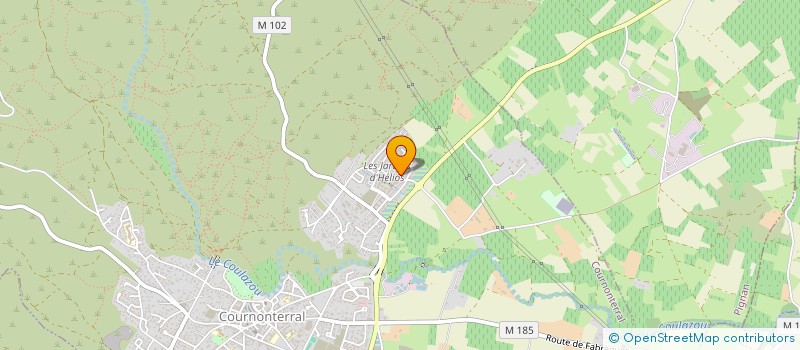 localisation de l'entreprise 3K IMMO à COURNONTERRAL
