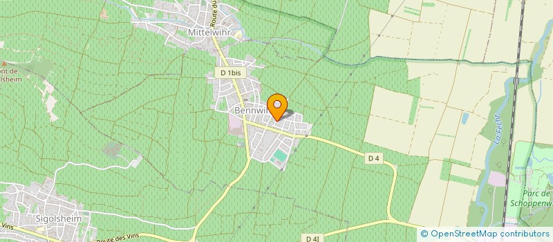 localisation de l'entreprise 3K.PRESTA  BENNWIHR