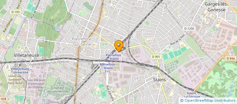 localisation de l'entreprise 3K PROMOTION à PIERREFITTE-SUR-SEINE