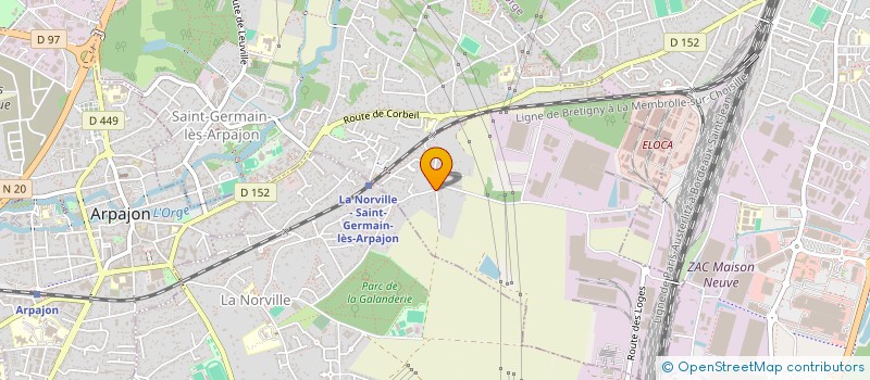 localisation de l'entreprise 3K TOUR à SAINT-GERMAIN-LES-ARPAJON