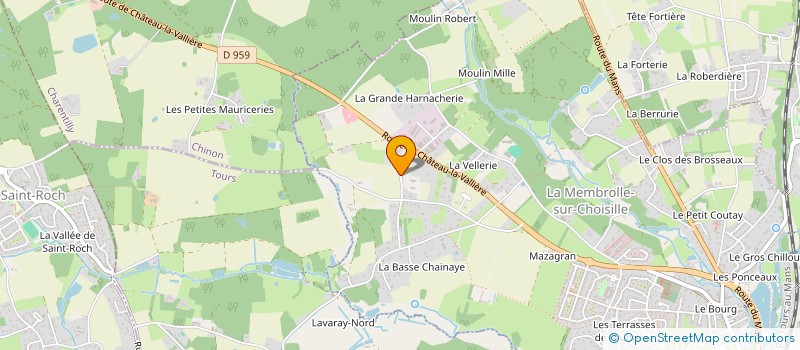 localisation de l'entreprise 3KATORZE  LA MEMBROLLE-SUR-CHOISILLE