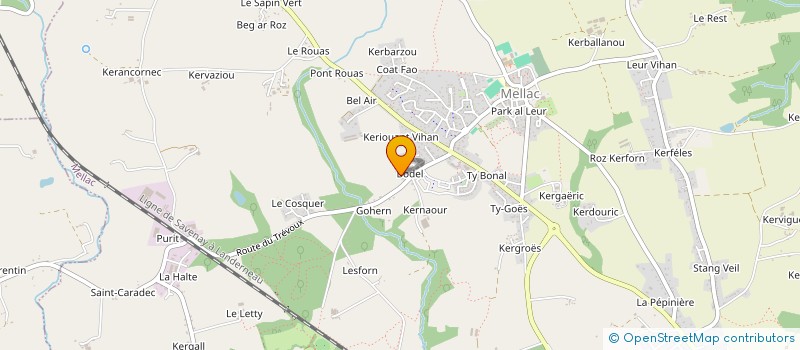 localisation de l'entreprise 3KDG  MELLAC