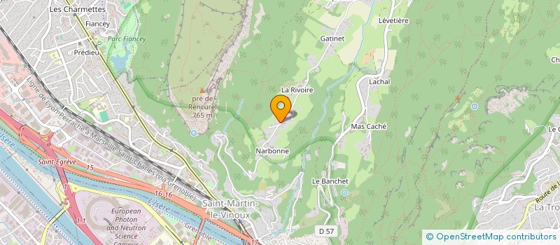 localisation de l'entreprise 3L  SAINT-MARTIN-LE-VINOUX