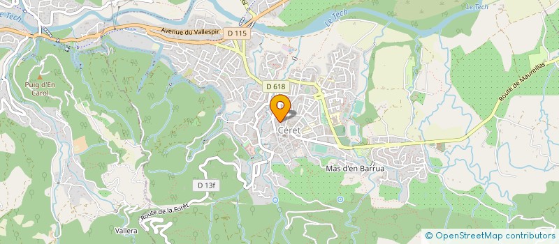 localisation de l'entreprise 3L à CERET