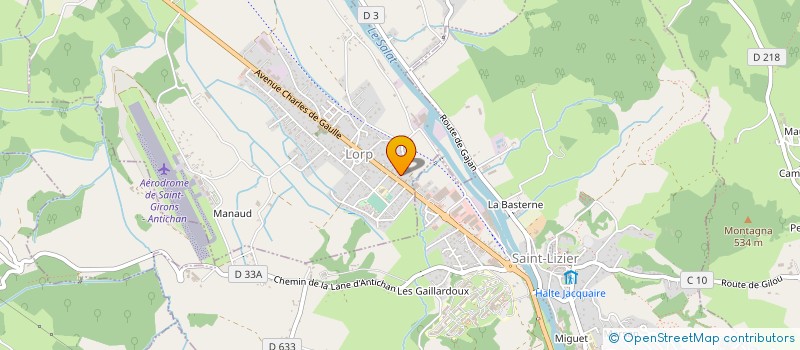 localisation de l'entreprise 3L à LORP-SENTARAILLE