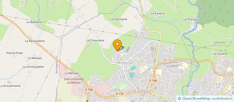 localisation de l'entreprise 3L  LECOUSSE