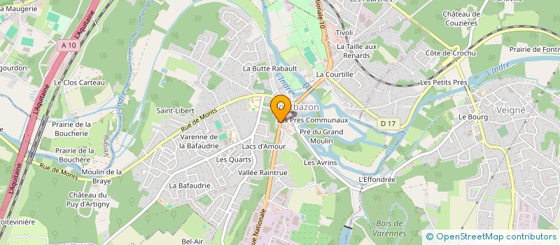 localisation de l'entreprise 3L  SORIGNY