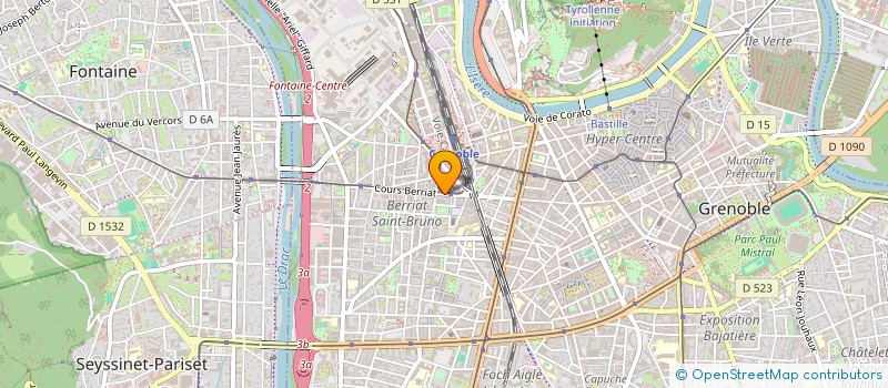 localisation de l'entreprise 3L CONSULTANTS à GRENOBLE