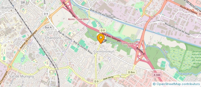 localisation de l'entreprise 3L FERMETURES  CORMONTREUIL