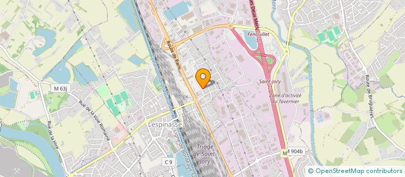 localisation de l'entreprise 3L FOUDRE  LESPINASSE