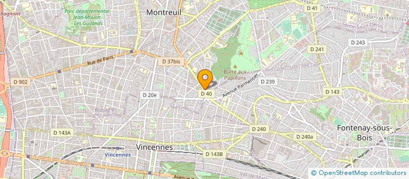localisation de l'entreprise 3L IMMO à MONTREUIL