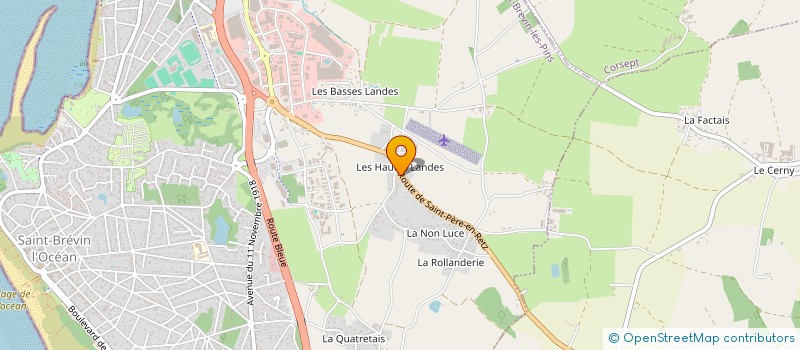localisation de l'entreprise 3L IMMOBILIER à SAINT-BREVIN-LES-PINS