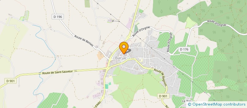localisation de l'entreprise 3L INVEST à BARJAC