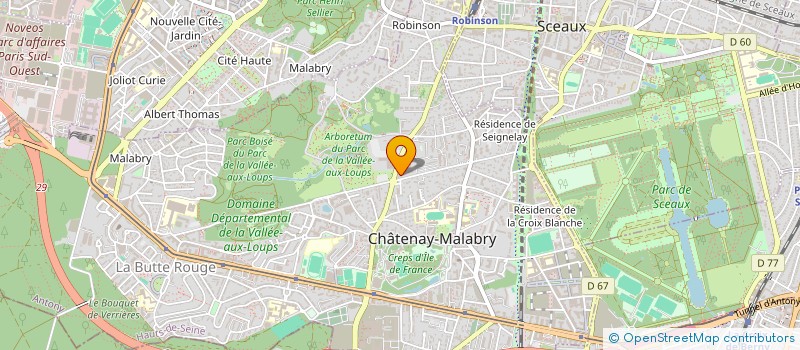 localisation de l'entreprise 3L INVESTISSEMENTS à CHATENAY-MALABRY