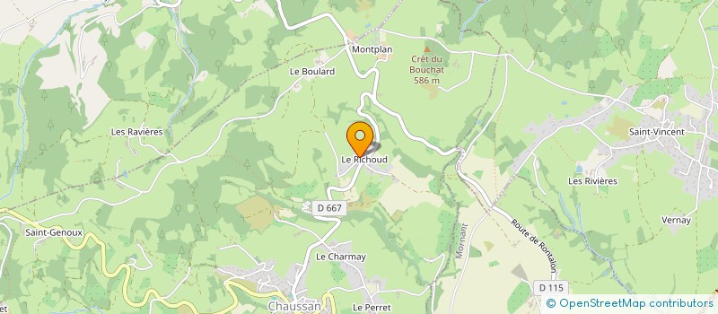 localisation de l'entreprise 3L SAVOIE  CHAUSSAN