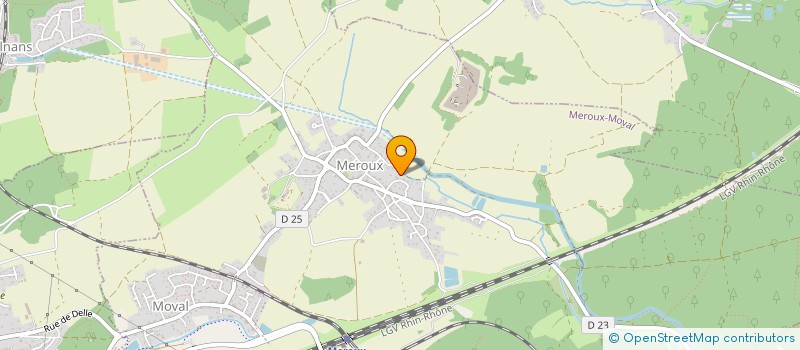 localisation de l'entreprise 3L2C à MEROUX-MOVAL