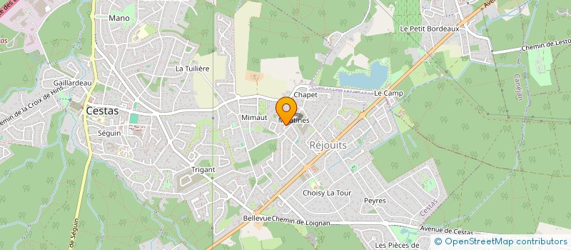 localisation de l'entreprise 3LB  CESTAS