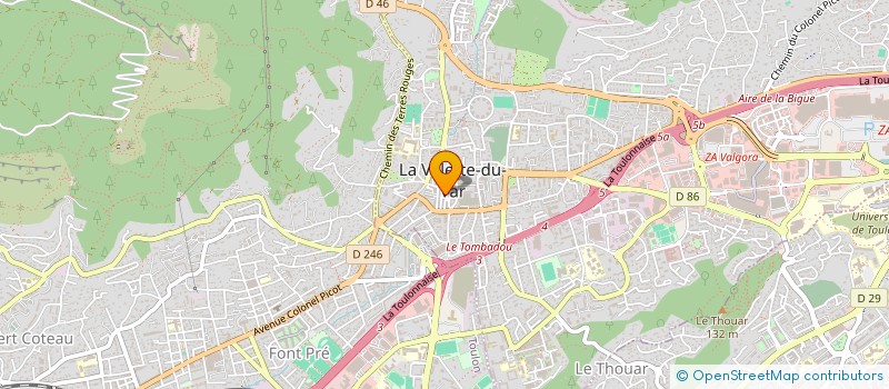 localisation de l'entreprise 3LCE  LA VALETTE-DU-VAR