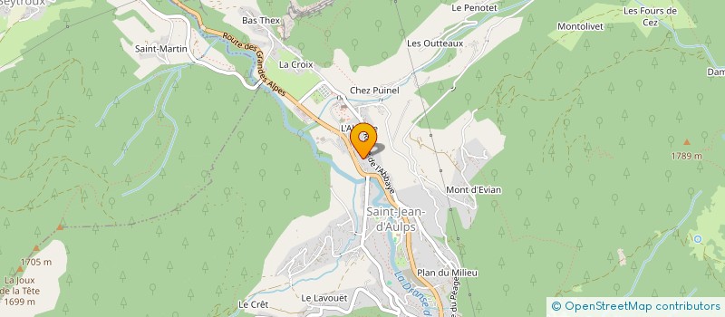 localisation de l'entreprise 3LD'ENFER  SAINT-JEAN-D'AULPS