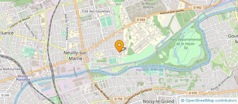 localisation de l'entreprise 3LJ à NEUILLY-SUR-MARNE