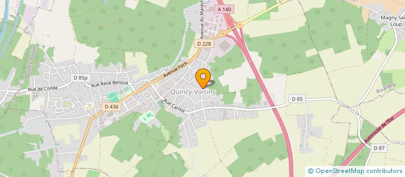 localisation de l'entreprise 3LKS  QUINCY-VOISINS