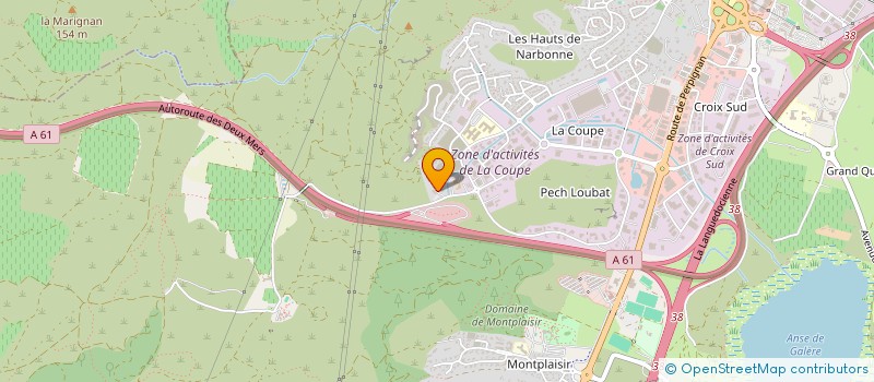 localisation de l'entreprise 3LMD  NARBONNE