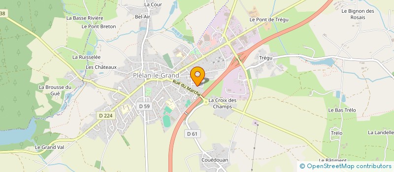 localisation de l'entreprise 3LMJ  PLELAN-LE-GRAND