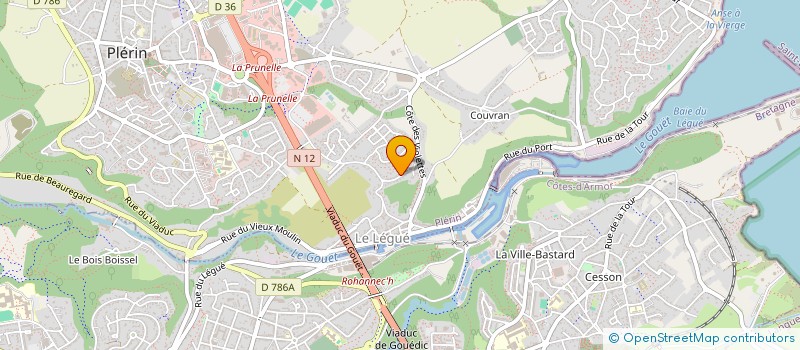 localisation de l'entreprise 3LT  PLERIN