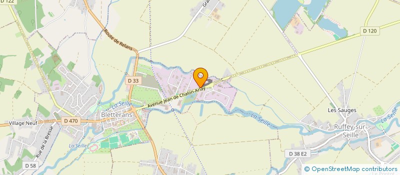 localisation de l'entreprise 3LV  BLETTERANS