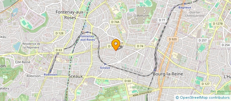 localisation de l'entreprise 3LYS à SCEAUX