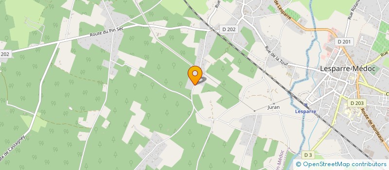 localisation de l'entreprise 3M  GAILLAN-EN-MEDOC