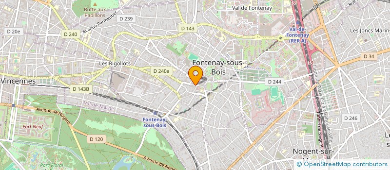 localisation de l'entreprise 3M à FONTENAY-SOUS-BOIS