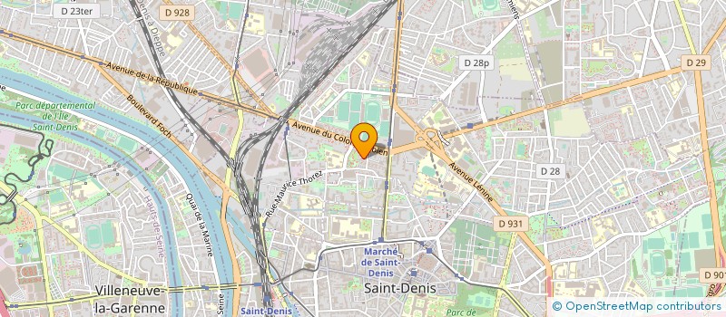localisation de l'entreprise 3M à SAINT-DENIS