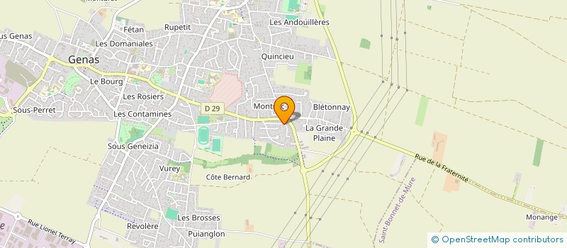 localisation de l'entreprise 3M  GENAS