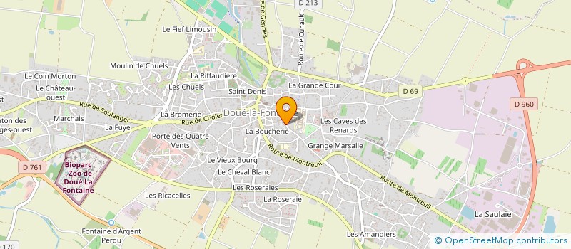 localisation de l'entreprise 3M  DOUE-EN-ANJOU