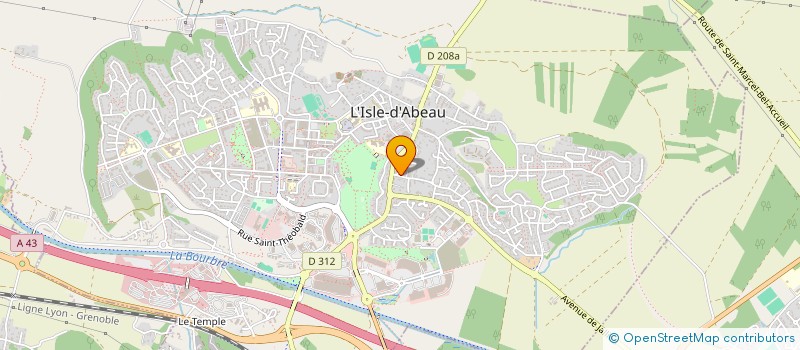 localisation de l'entreprise 3M  L'ISLE-D'ABEAU