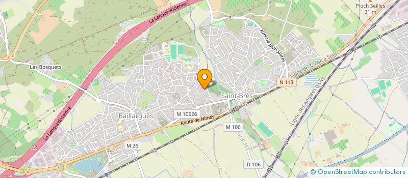 localisation de l'entreprise 3M à BAILLARGUES