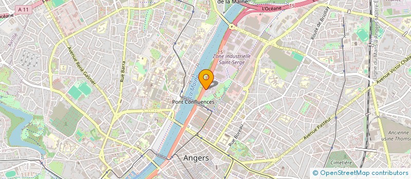localisation de l'entreprise 3M à ANGERS