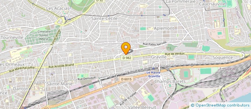 localisation de l'entreprise 3M à LE HAVRE