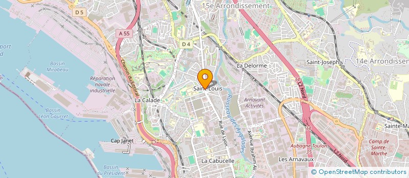 localisation de l'entreprise 3M ASSURANCES à MARSEILLE