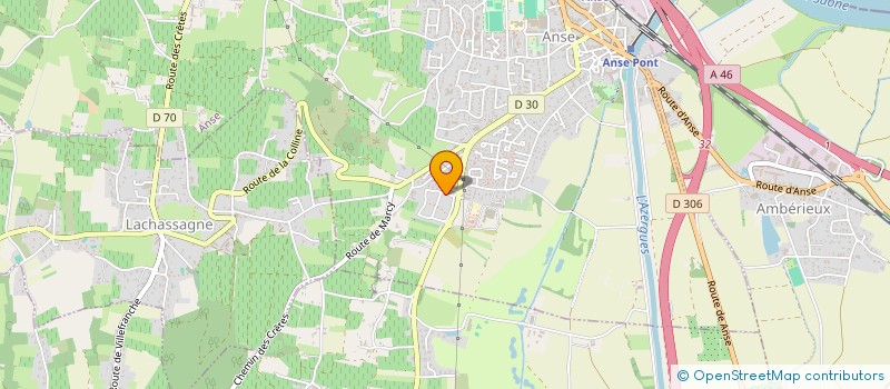 localisation de l'entreprise 3M BAT  CHAZAY-D'AZERGUES