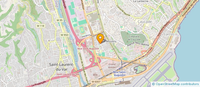 localisation de l'entreprise 3M BATIMENT à NICE