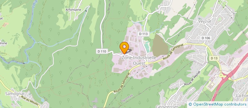 localisation de l'entreprise 3M BRICOLAGE ET BATIMENT à OYONNAX