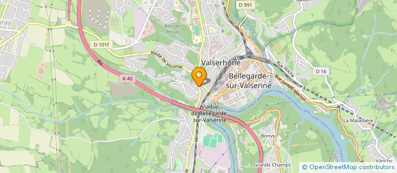 localisation de l'entreprise 3M+ CONSULTING  VALSERHONE